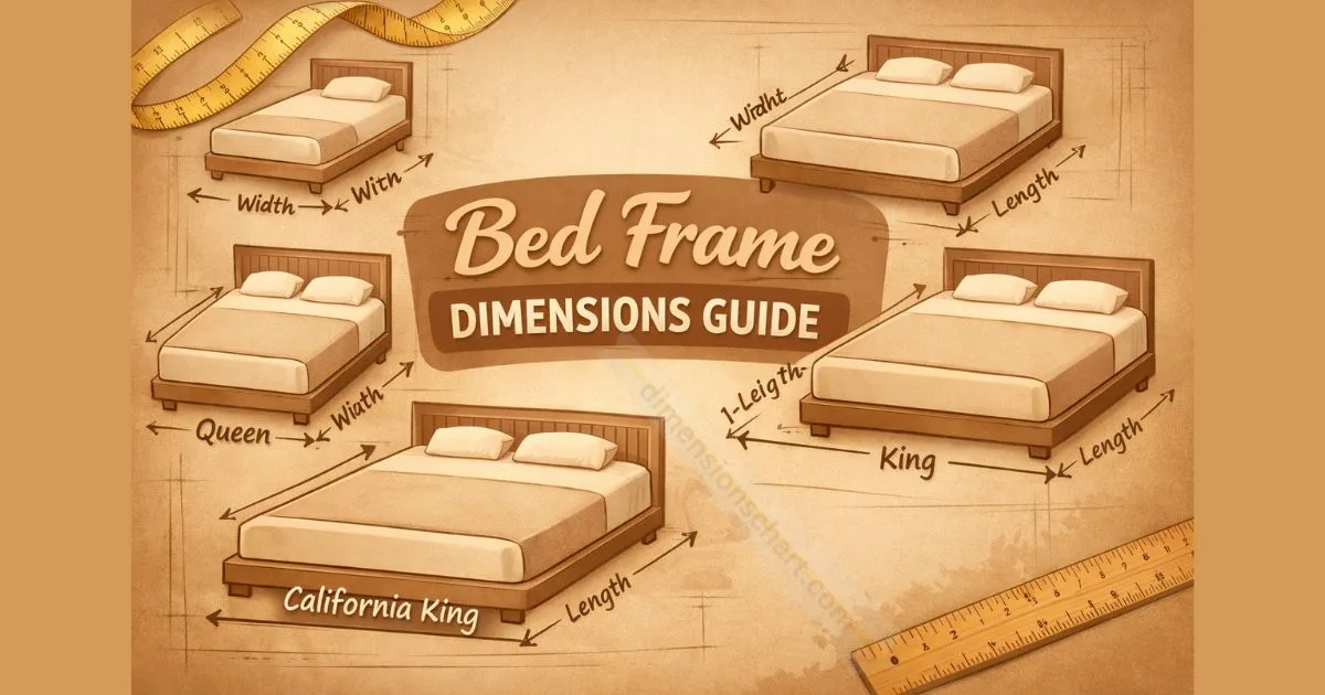 bed-frame-dimensions-chart