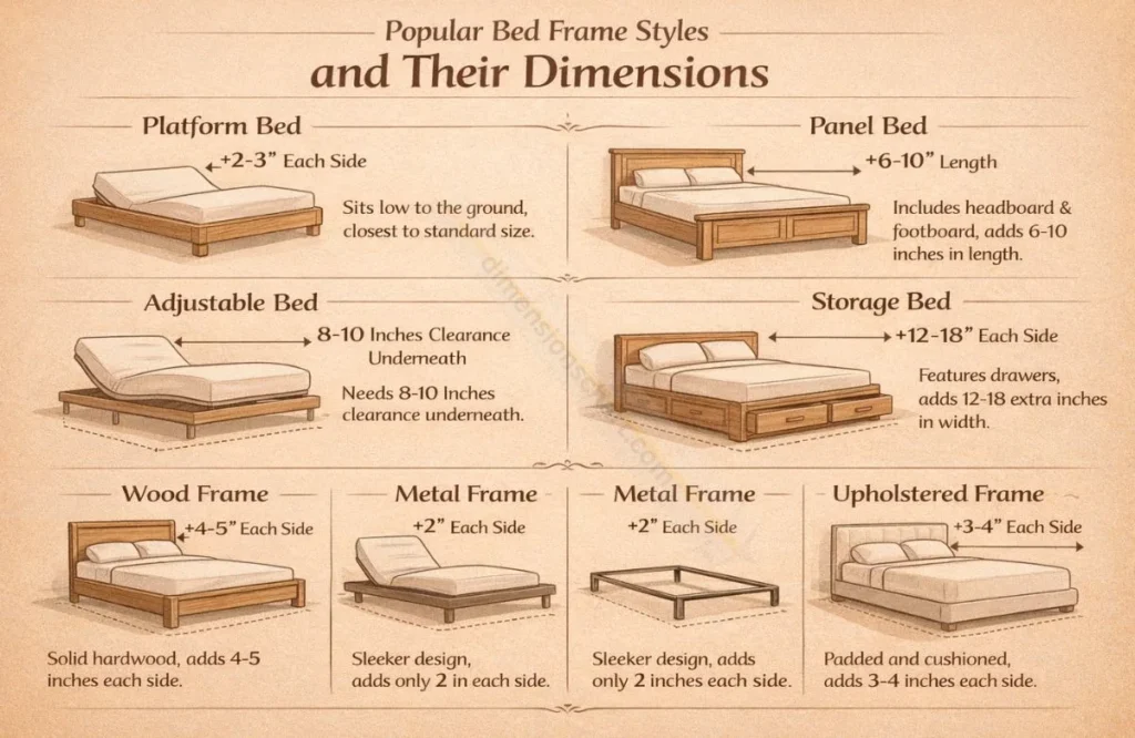 popular-bed-frame-styles-and-their-dimensions