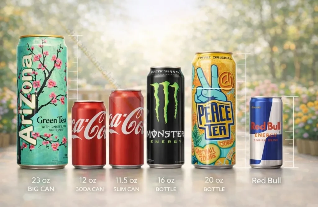arizona-tea-can-dimensions-compared-to-other-drinks