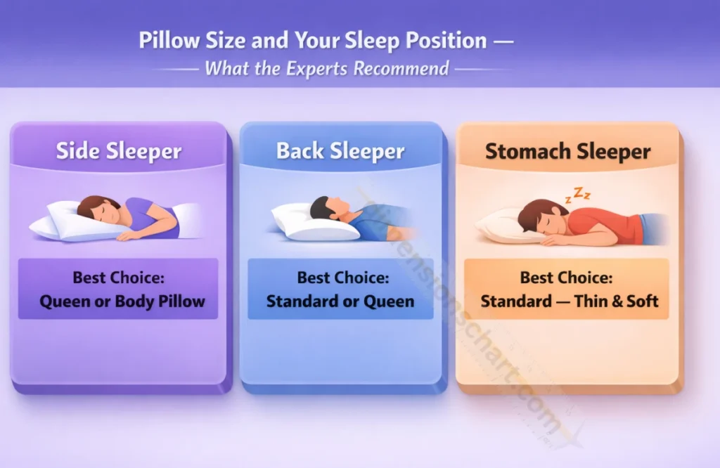 pillow-size-and-your-sleep-position