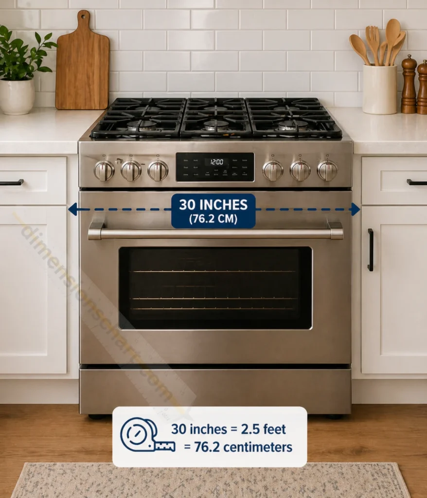 standard-gas-range-oven-width