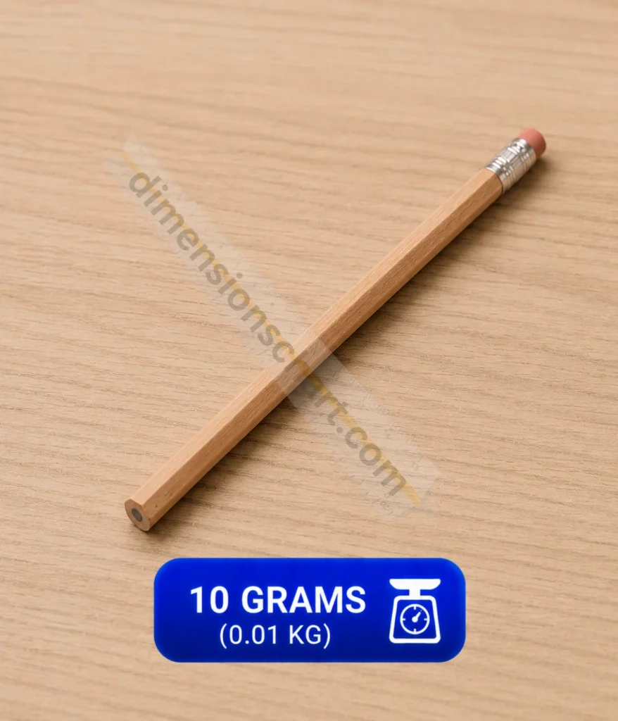 10-grams-one-unsharpened-wooden-pencil