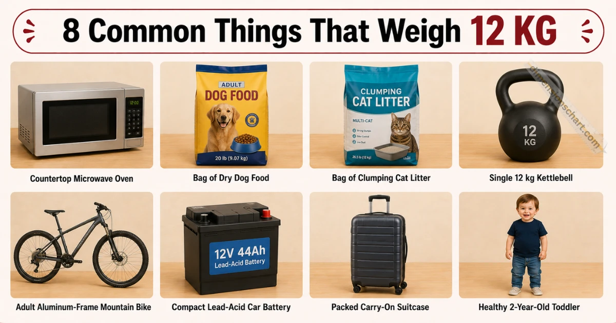 8-common-things-that-weigh-12-kg
