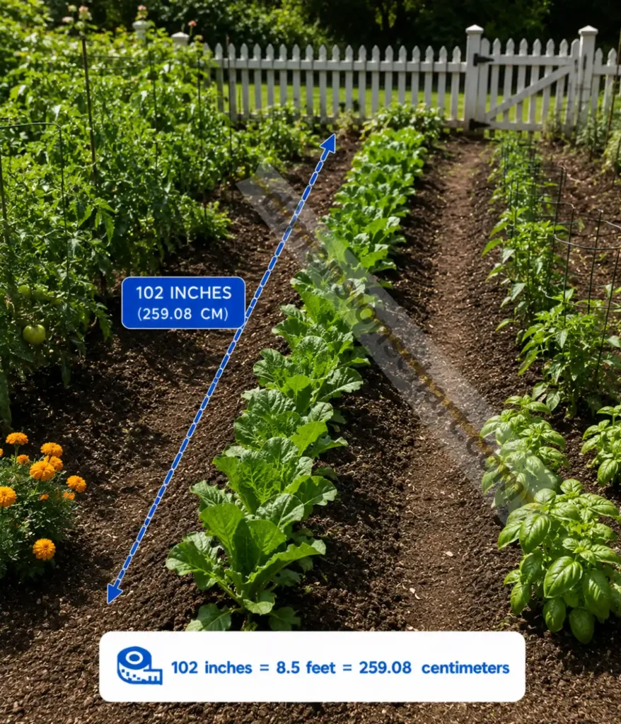 Standard Residential Garden Row Length