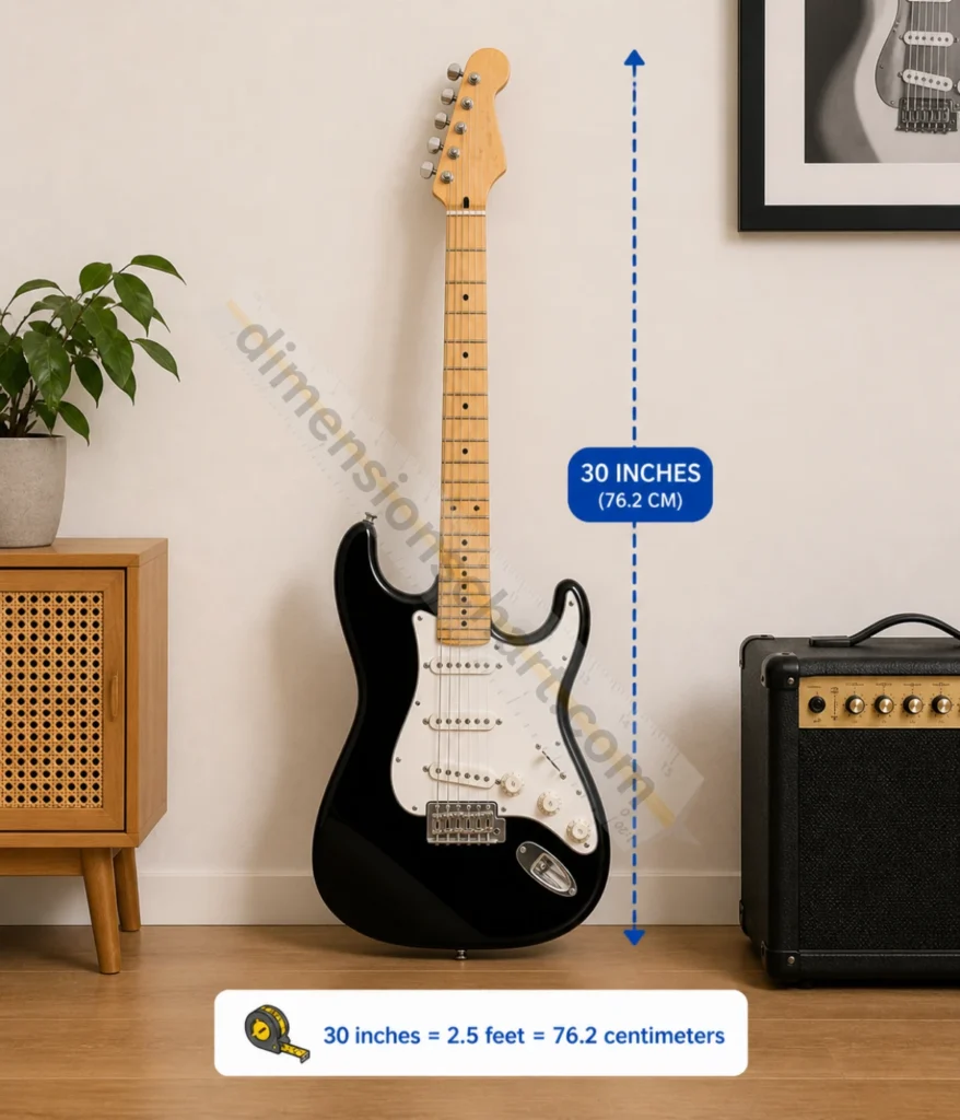 electric-guitar-total-body-length