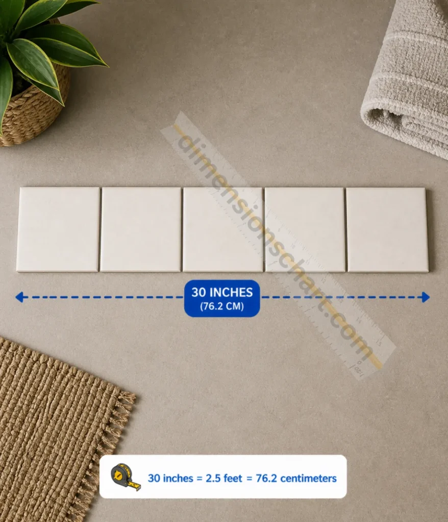 five-6-inch-ceramic-floor-tiles-in-a-row