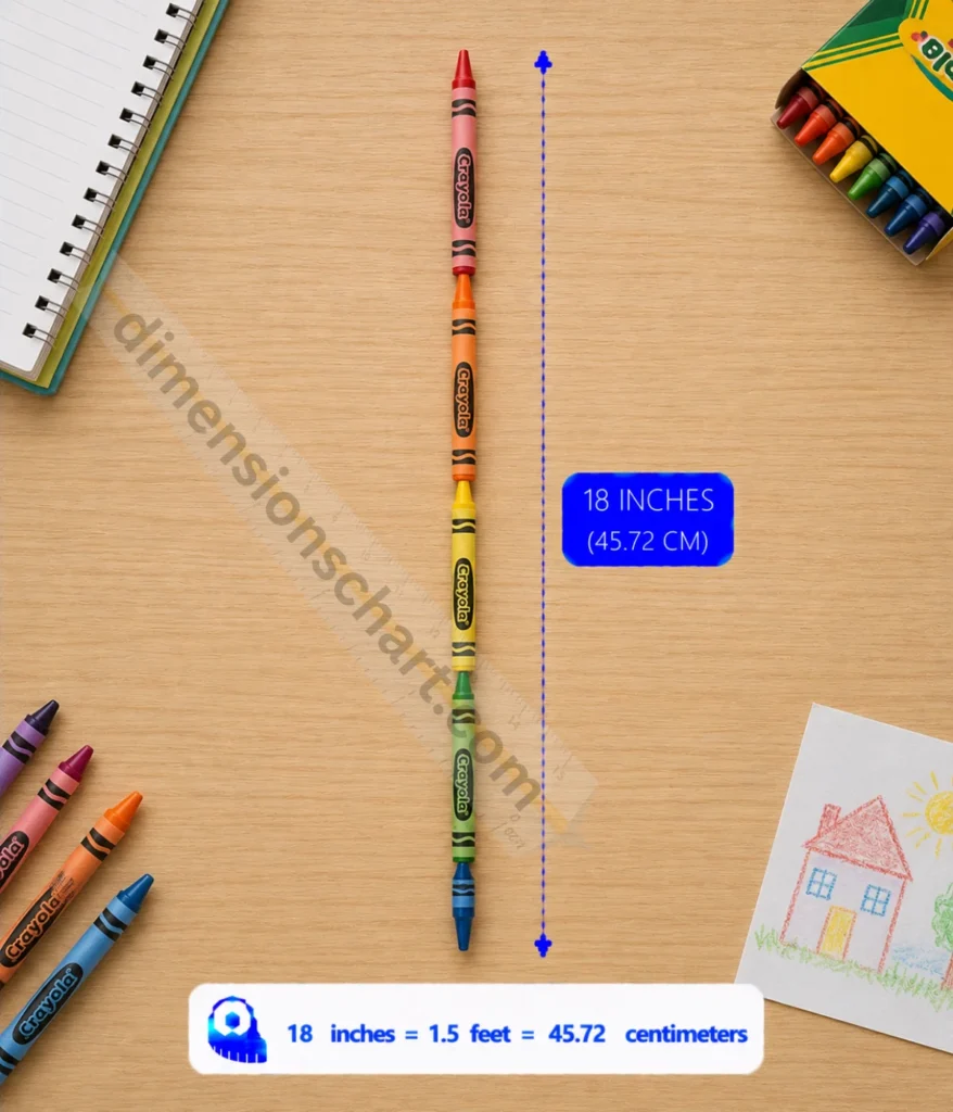 five-standard-crayons-lined-end-to-end