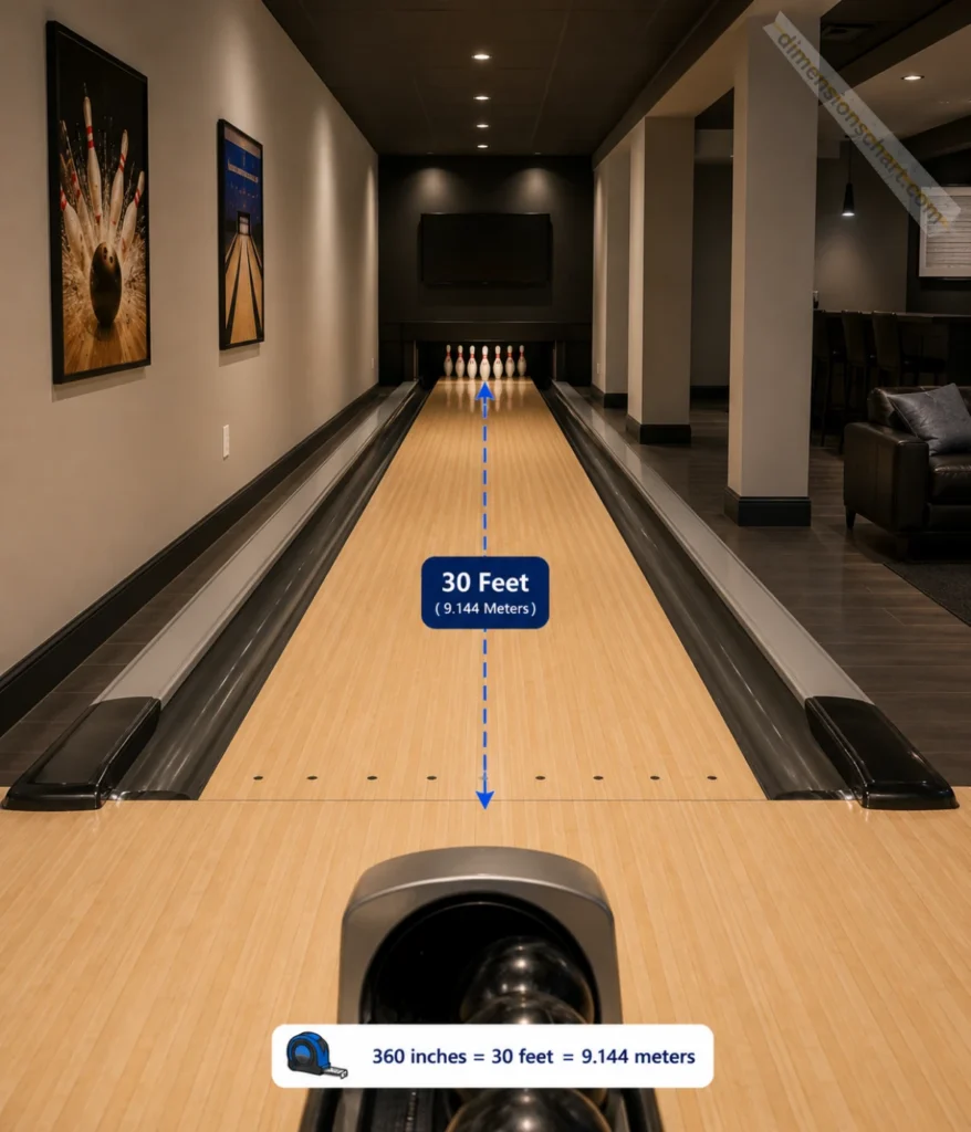 half-a-regulation-bowling-lane